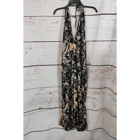 Free People Halter Crop Jumpsuit Size 10 - Picture 3 of 7